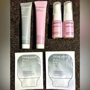 Lot of 6 LIVING PROOF Hair Products - 
Sample Sizes. Shampoo Conditioner Restore